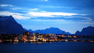 The city of Bodø, Norway